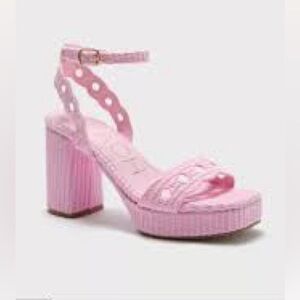 Beach by Matisse pink platform sandals